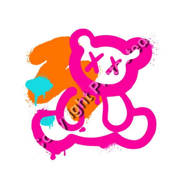 T:Bear - Pink Graffiti  Thumbnail